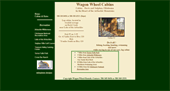 Desktop Screenshot of daviswagonwheelcabins.com